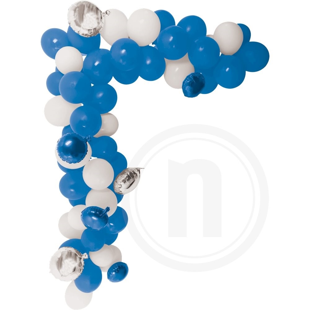 udgifterne mikroskop kølig Ballonbue (blå/hvid) fra Scanseason – Leveret med nemlig.com