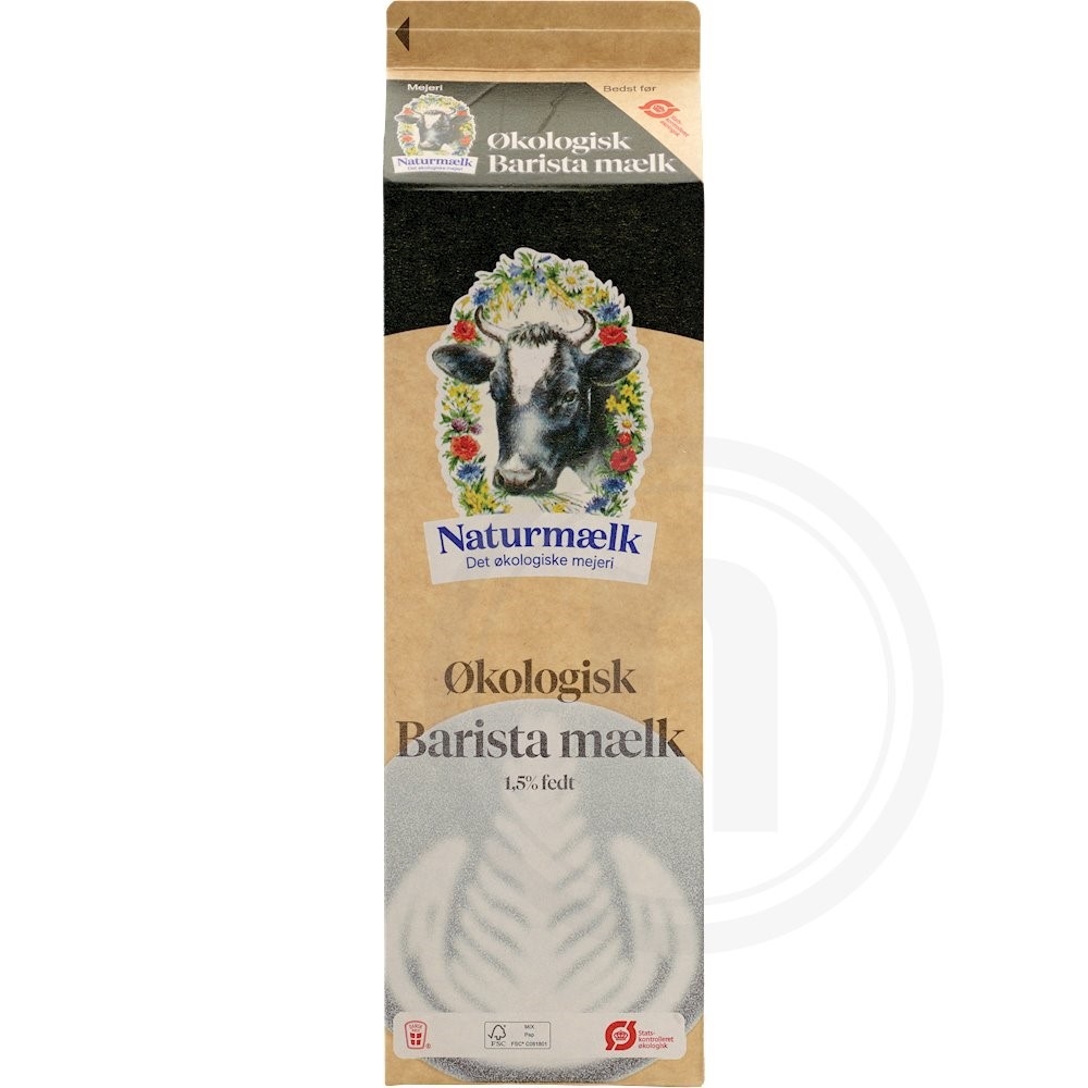 Barista mælk øko. fra Naturmælk – Leveret med nemlig.com