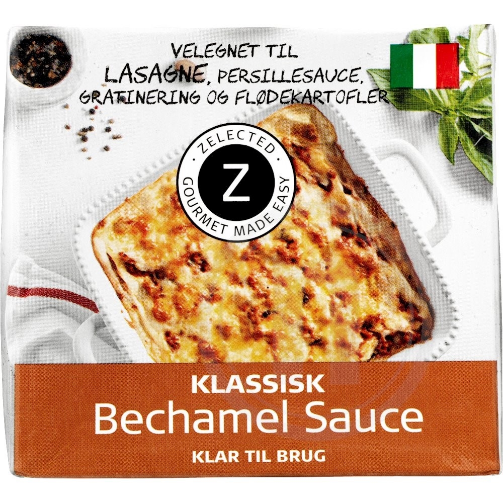 Bechamelsauce fra Zelected Foods – Leveret med 