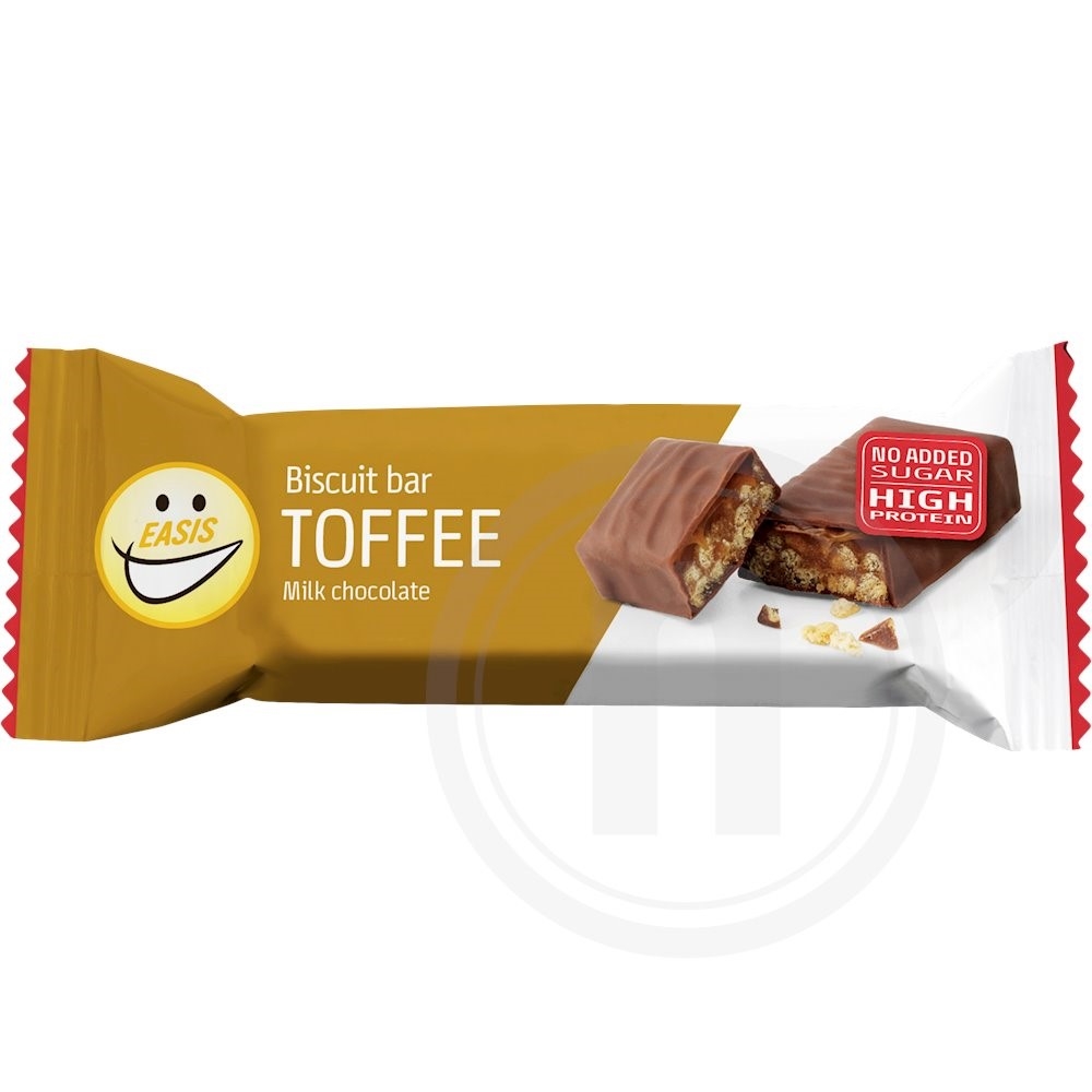 Biscuit bar toffee fra EASIS Leveret med