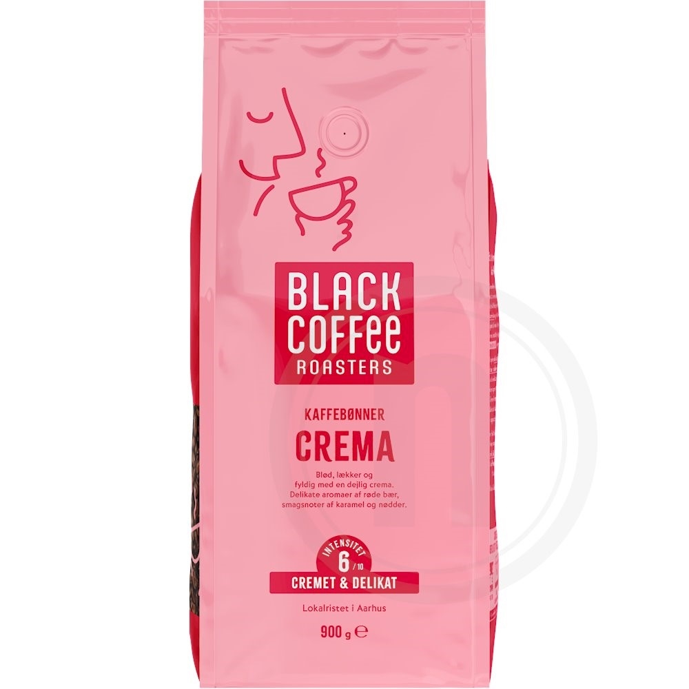 Black coffee crema fra Black Coffee Roasters Leveret med