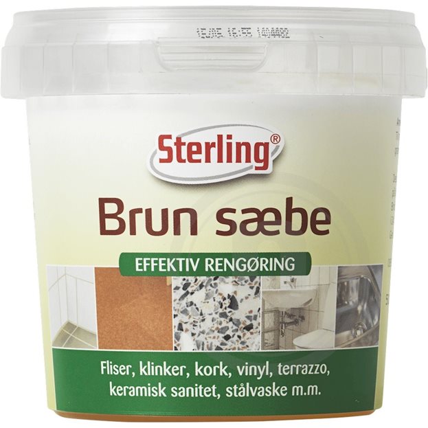 Brun sæbe Sterling – Leveret med nemlig.com