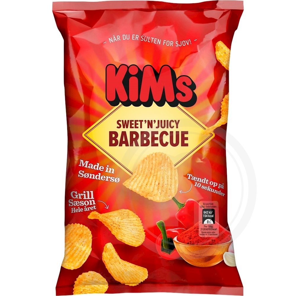 Chips m. barbecue fra KiMs køb online hos