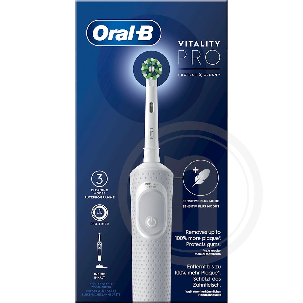 tandbørste (hvid) fra Oral-B – Leveret med