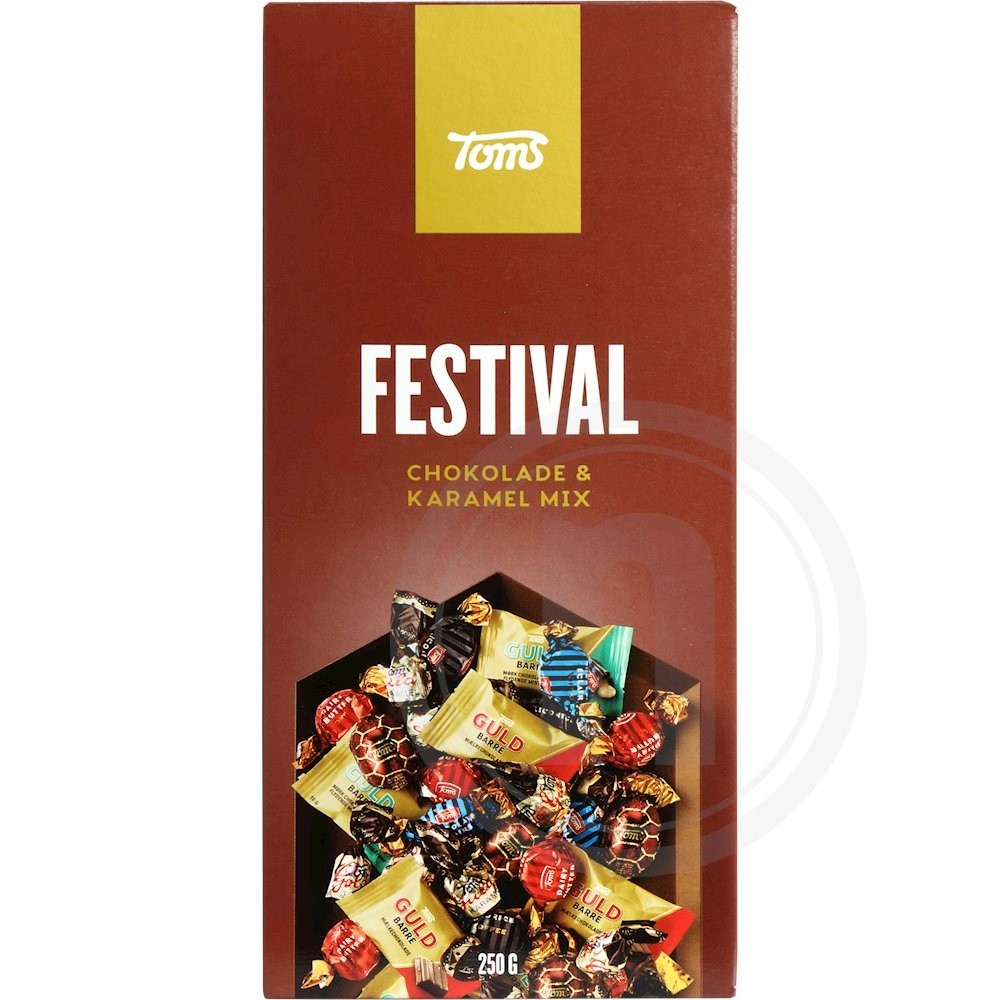 Festival chokolade fra Leveret med nemlig.com