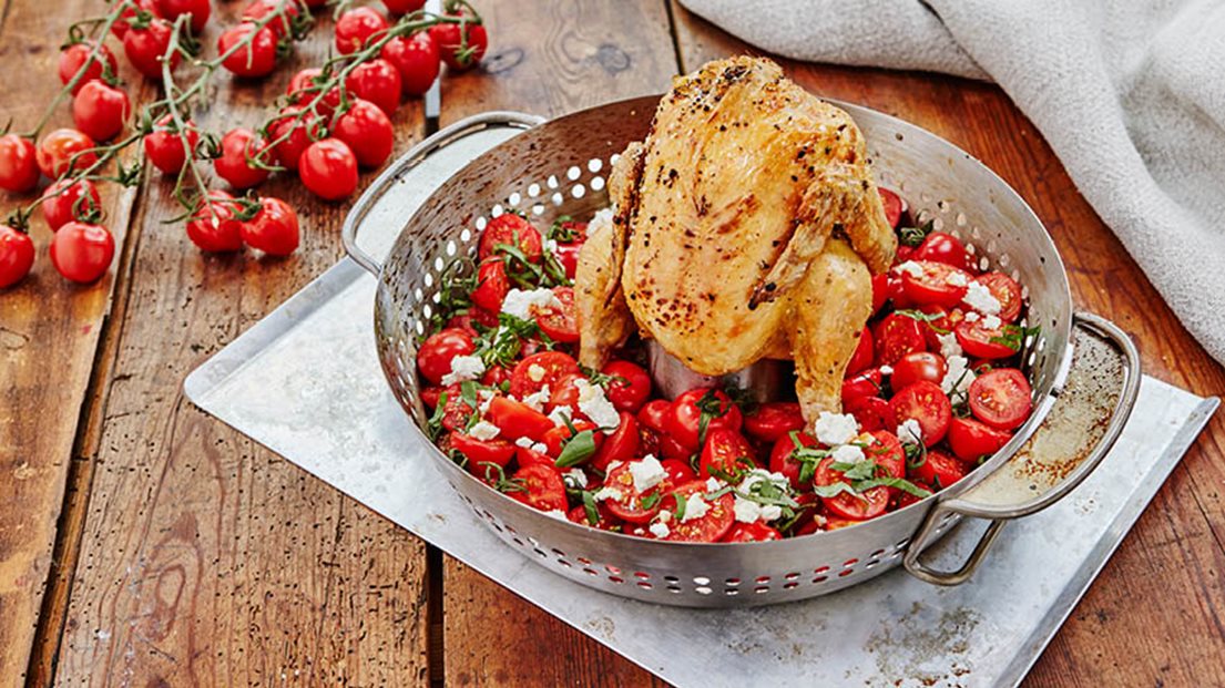 Erhvervelse på den anden side, gevinst Grillet kylling med tomatsalsa - Find Opskriften på Nemlig.com