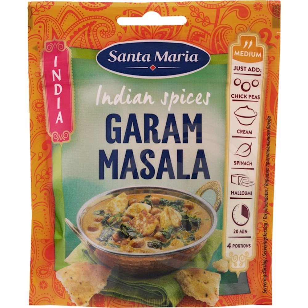 Klan Bule skepsis Garam Masala Spice Mix fra Santa Maria – Leveret med nemlig.com