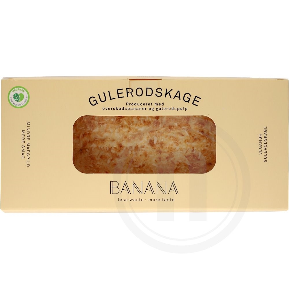 Gulerodskage fra Banana Cph Leveret med
