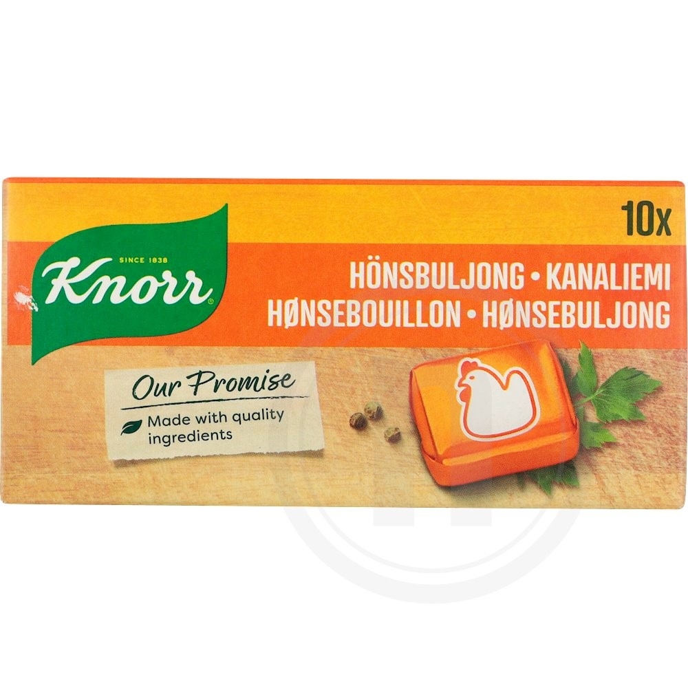 Hønsebouillon fra Knorr Leveret med