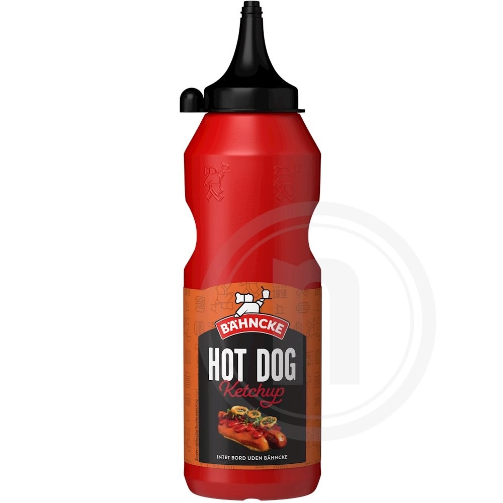Hotdog ketchup fra Bähncke Leveret med