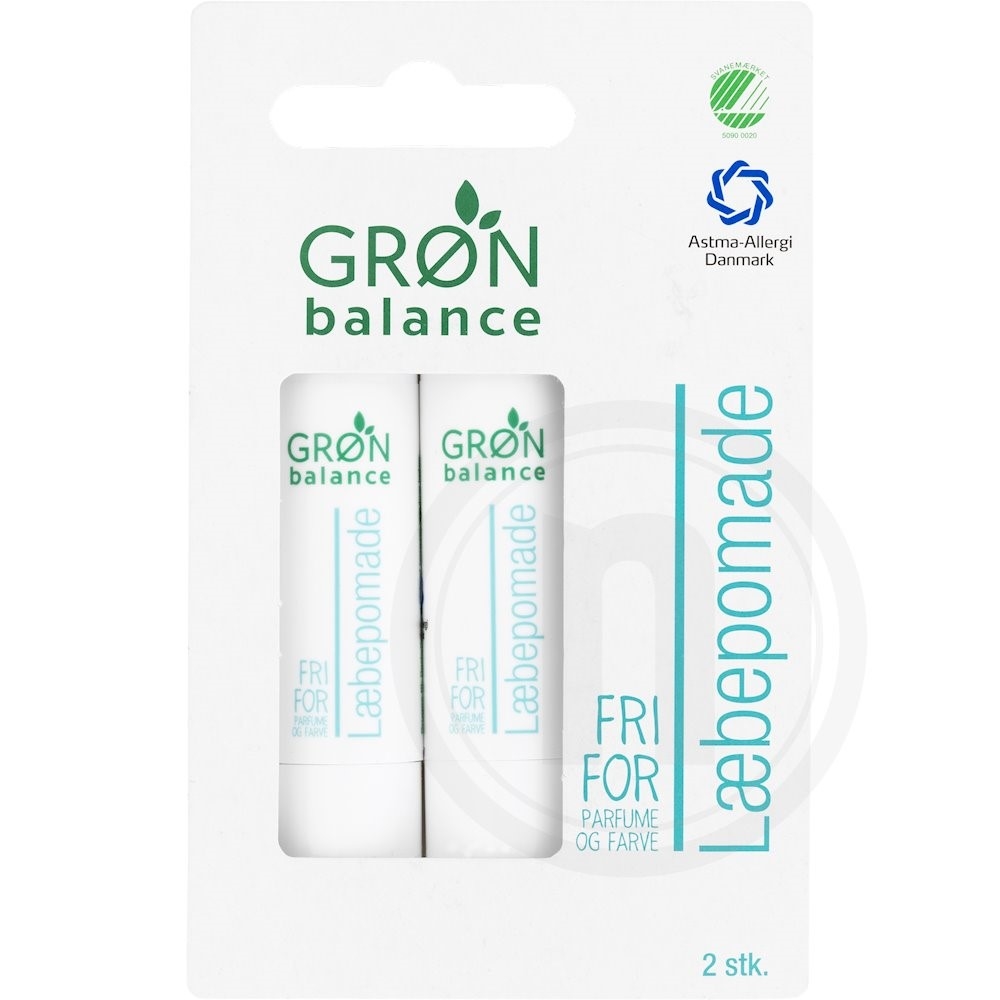 Læbepomade fra Grøn Balance – Leveret med nemlig.com