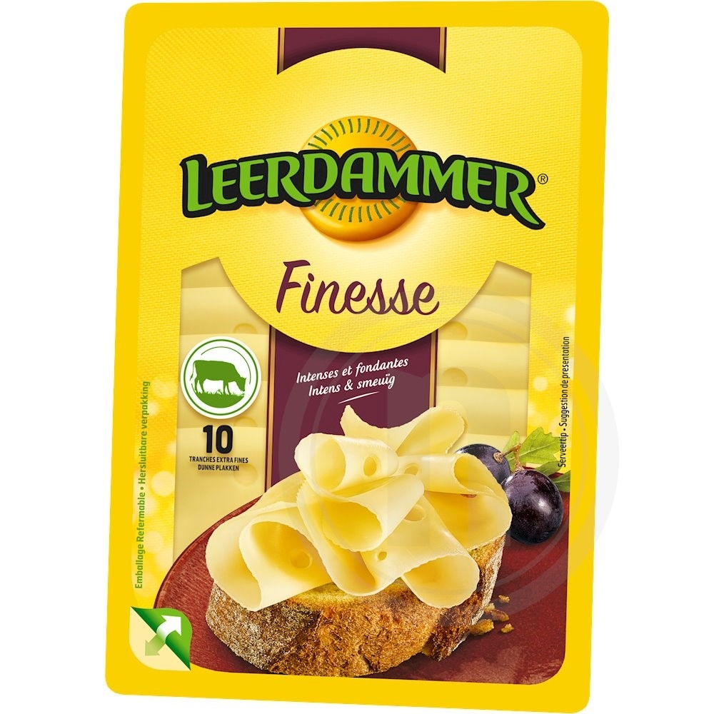 Leerdammer ost i skiver fra Leerdammer – køb online hos nemlig.com
