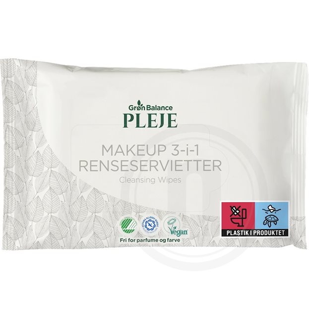 Makeup renseservietter fra Grøn Balance – Leveret med nemlig.com