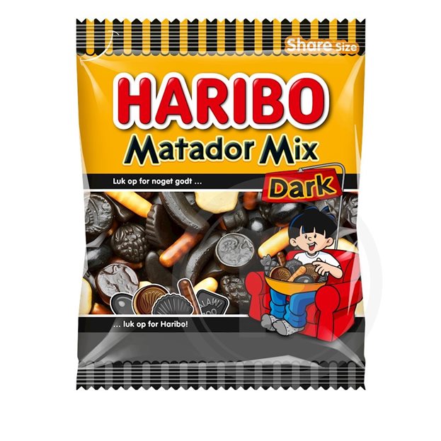 Overlegenhed pasta Motivere Matador mix dark fra HARIBO – Leveret med nemlig.com