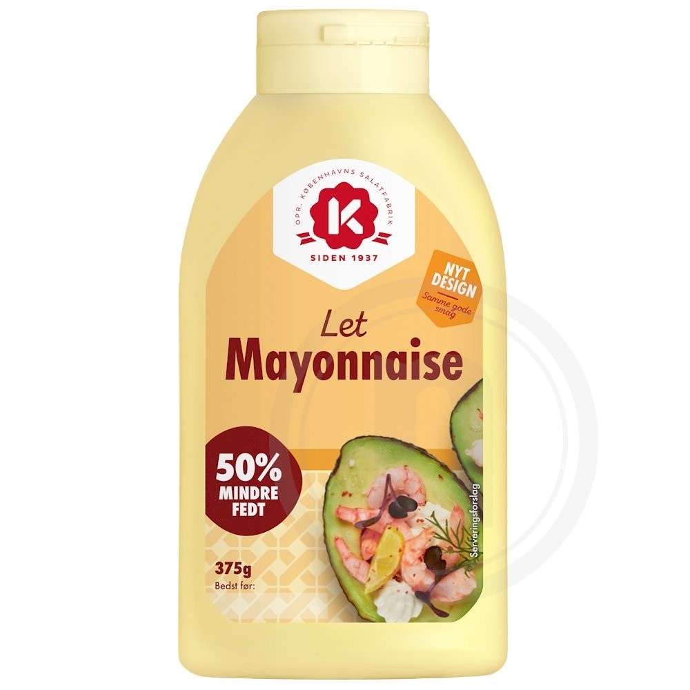 Mayonnaise (let) fra KSalat Leveret med