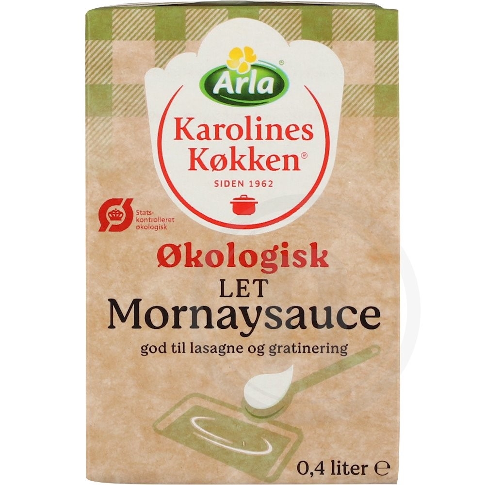 Mornaysauce øko. (let) fra Arla Karolines Køkken – Leveret med 