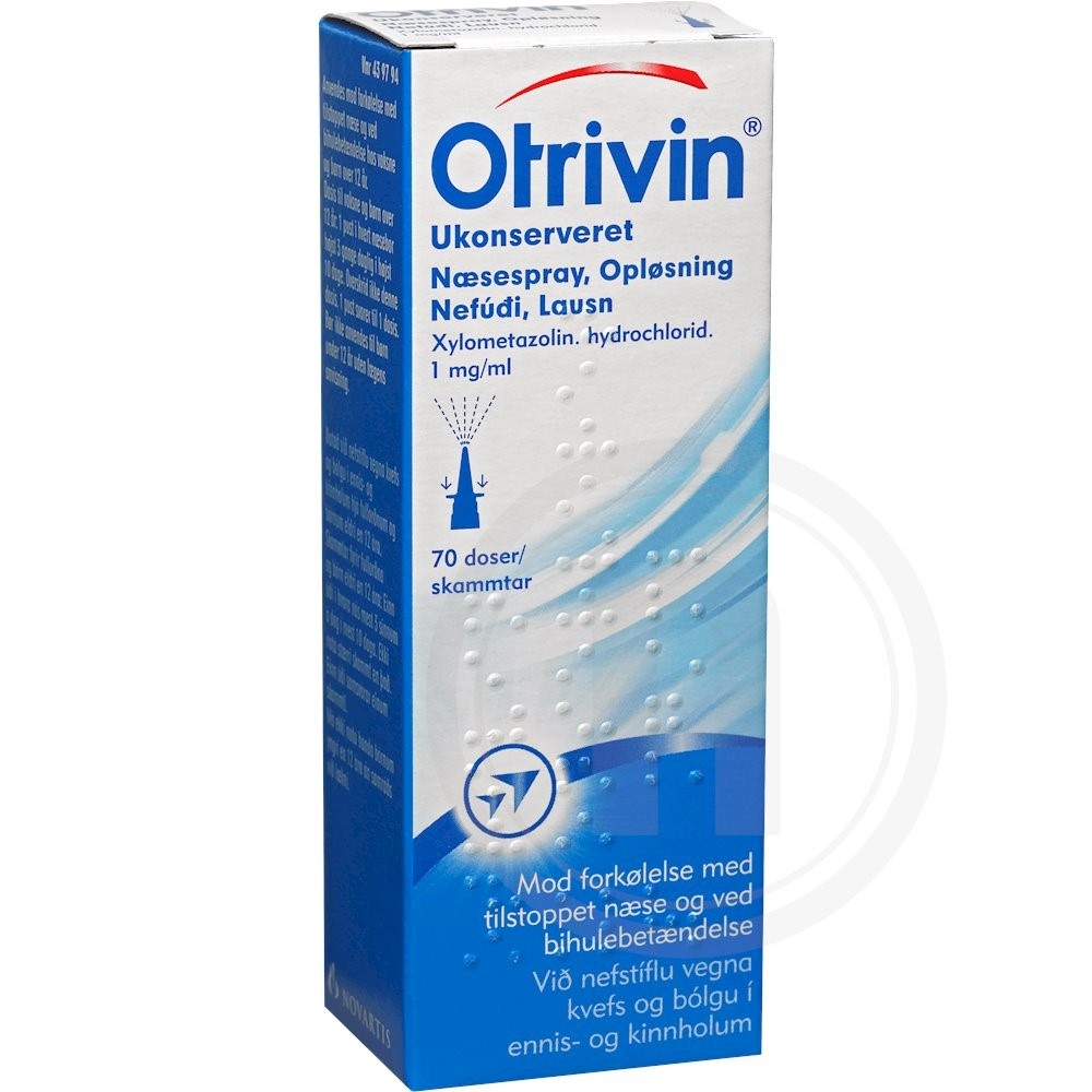 Scrupulous pels en milliard Otrivin næsespray 10 ml fra Otrivin – Leveret med nemlig.com