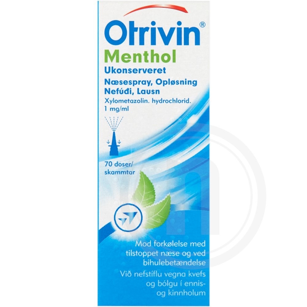 spørge rent taktik Otrivin næsespray menthol fra Otrivin – Leveret med nemlig.com