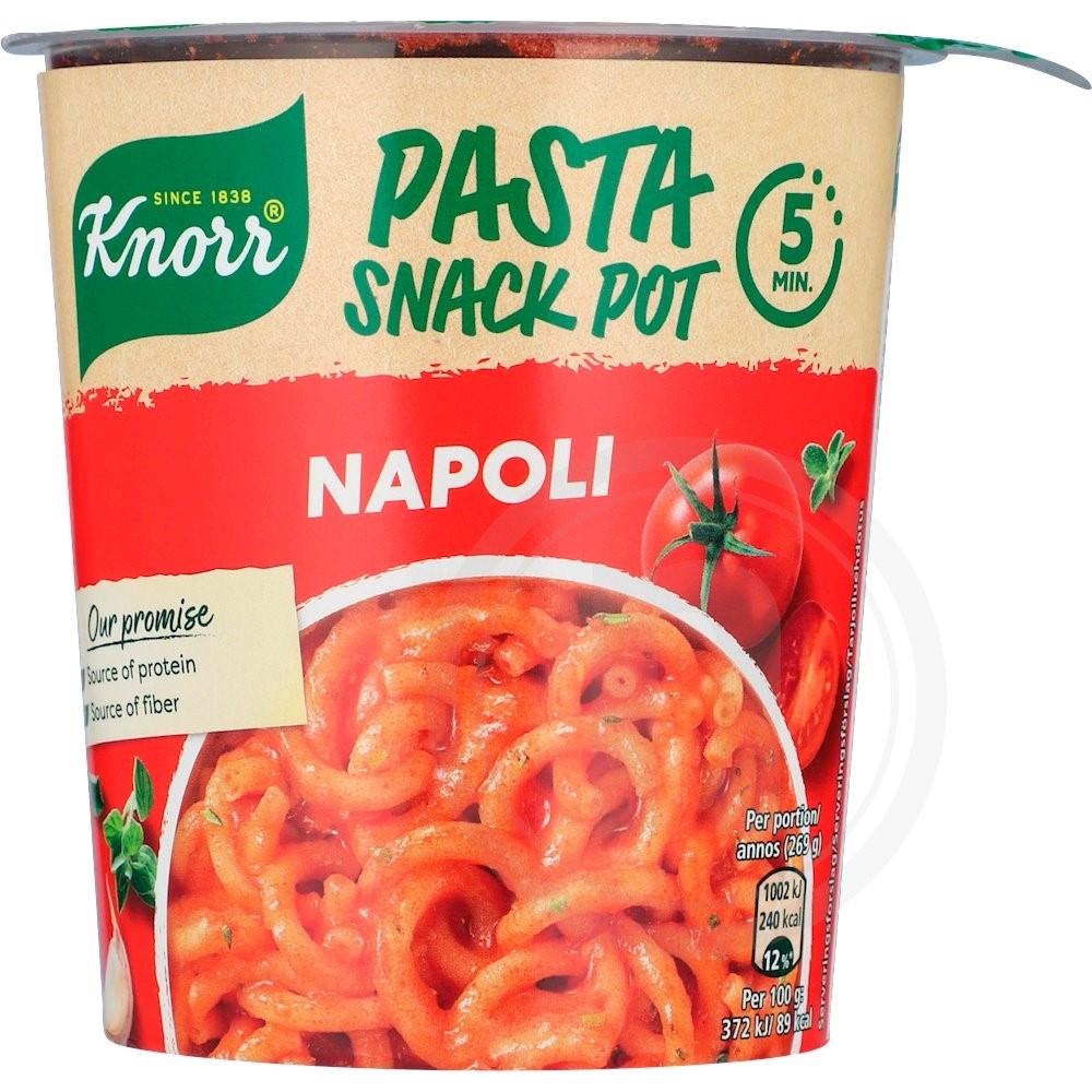 Pasta napoli fra Knorr – Leveret med 