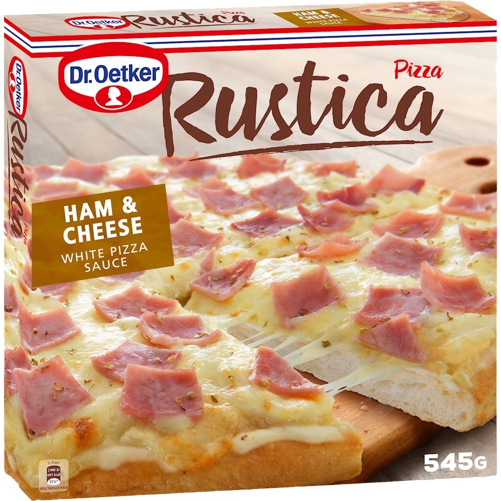 Pizza skinke og ost fra Dr. Oetker Leveret med