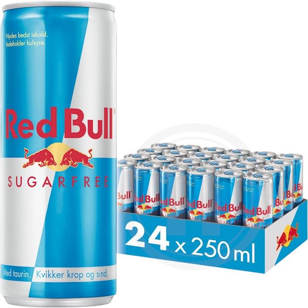 Red sukkerfri (dåse) fra Red Bull – med