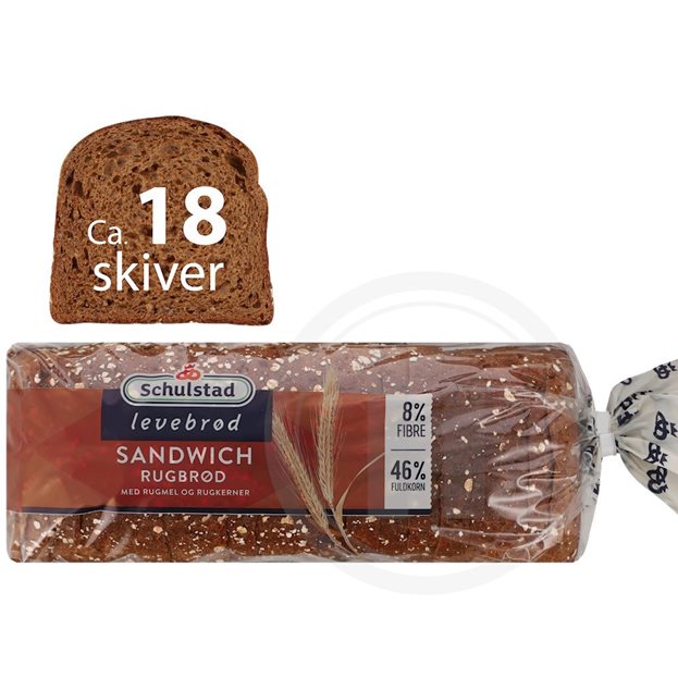 Sandwich rugbrød fra Schulstad – Leveret med nemlig.com