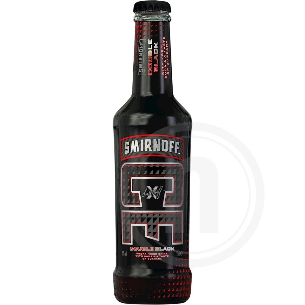 Smirnoff Ice double black fra Smirnoff Leveret med