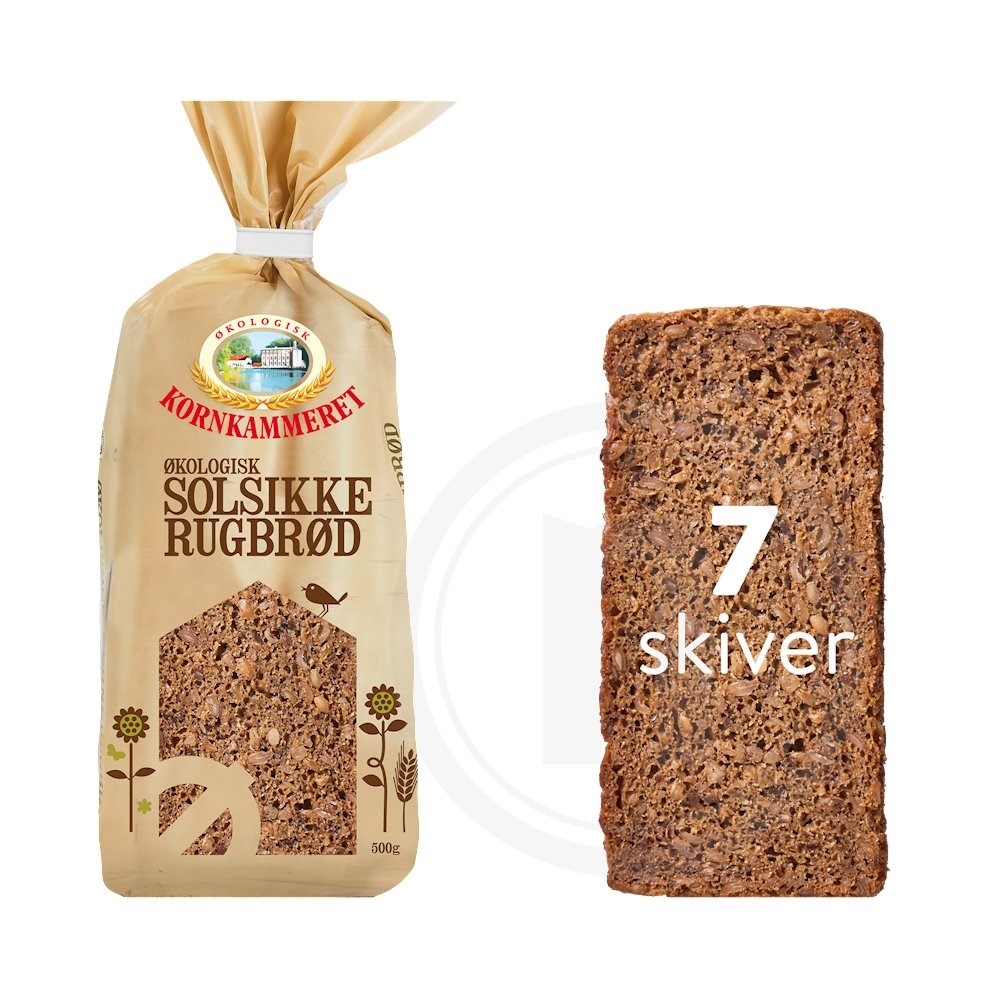 Solsikkerugbrød øko. fra Schulstad – Leveret med nemlig.com