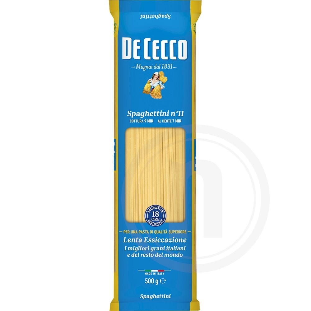 Spaghettini fra De Cecco Leveret med