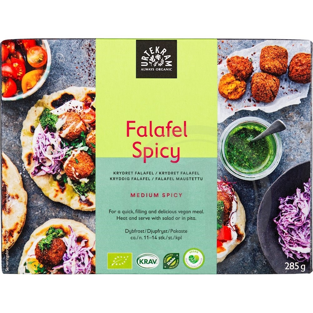Spicy falafel øko. til fra Nemlig | Alledagligvarer.dk