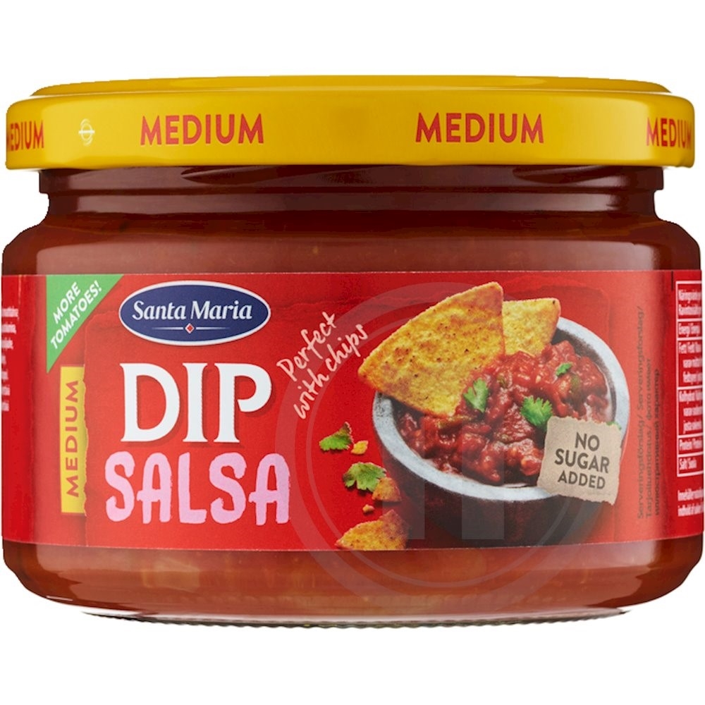 Taco salsa dip (medium) fra Santa Maria Leveret med