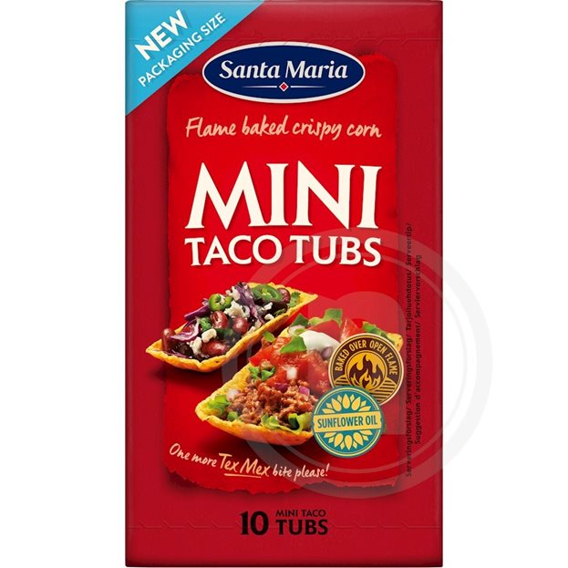 Kurve Tæmme forbruge Taco tubs (mini) fra Santa Maria – køb online hos nemlig.com
