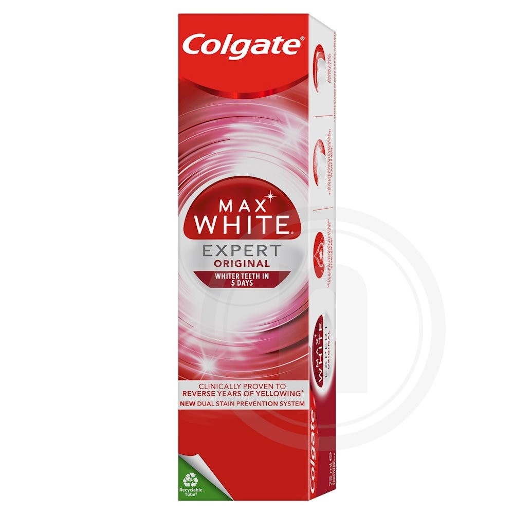 Tandpasta white fra Colgate – Leveret med