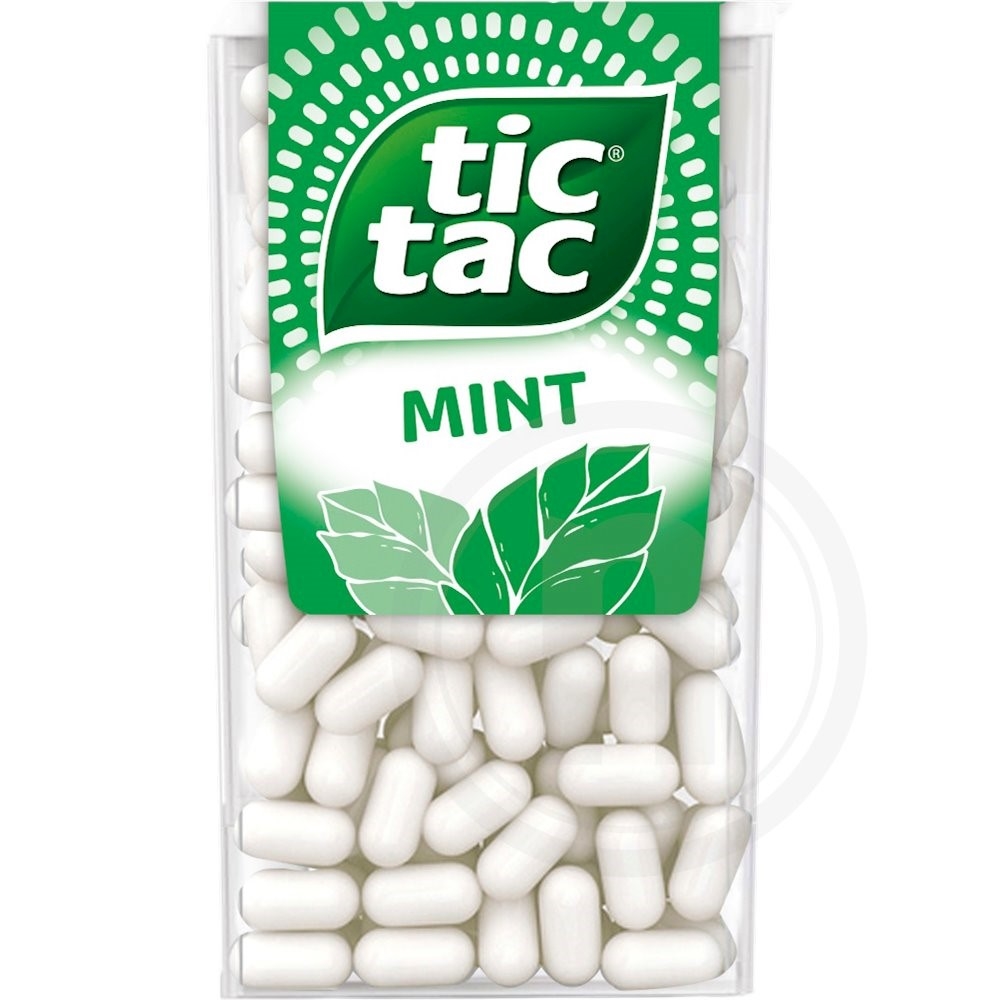 m. mint fra Tic Tac med