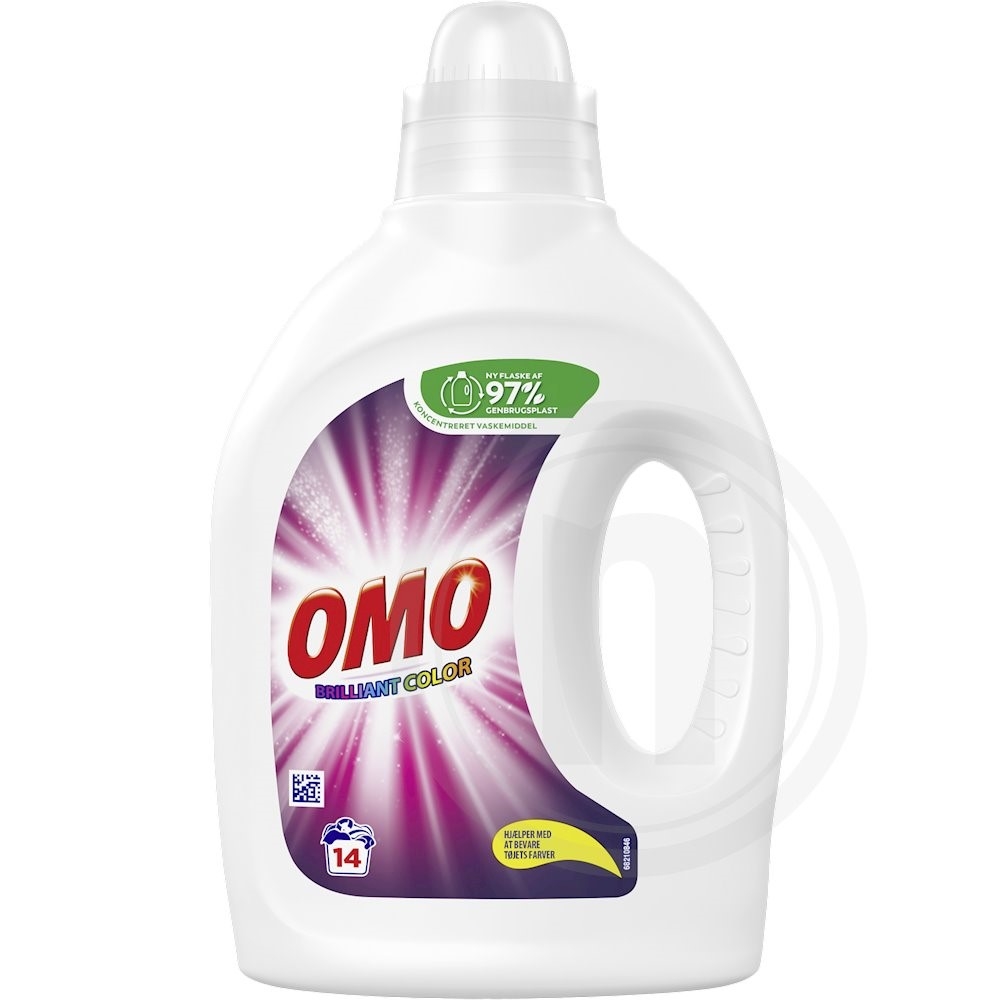 Vaskemiddel til kulørt vask fra Omo Leveret med