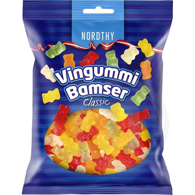 Vingummi bamser fra Nordthy – Leveret med nemlig.com