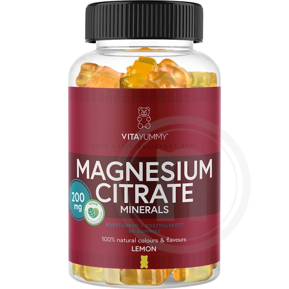 Vitamin Magnesium Citrate fra VitaYummy Leveret med
